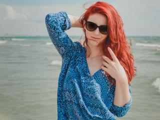 AyllinBabe - Web cam hard avec une étonnante femme aux cheveux roux sur XLove.com 