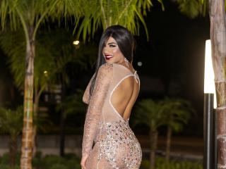 Meliina - online show sex with a Ladyboy with small breasts 