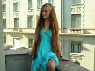 Meganie - Show sex with a slender build 18+ teen woman 