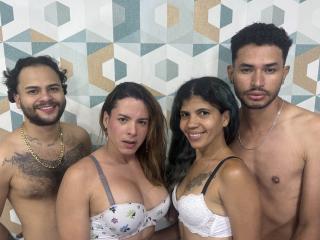 BebeTransAndTwoGuy - Live sexe cam - 25466981