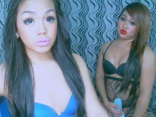 TwoHotSexyTs - Live chat porn with a asian Transsexual couple 
