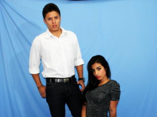 DevilAndLove - Video chat hard with this latin Female and male couple 