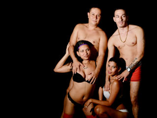 SexAlotFoursome - Webcam exciting with this Sexual quartet 