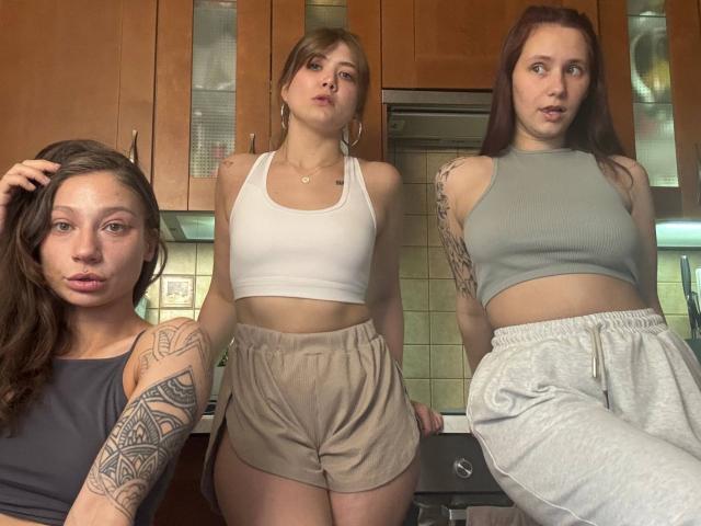 HotCaramelsTrio - Live porn &amp; sex cam - 30144233