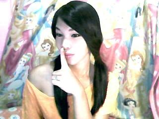 TsAngelPinkButterfly - Chat live x with a charcoal hair Transsexual 
