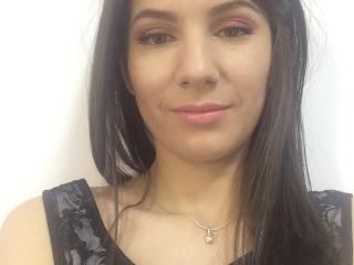 Brunette Hair Black Eye Beauty LanyDoll