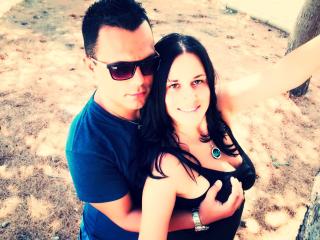 JustForPleasure - Chat hot with this shaved sexual organ Female and male couple 