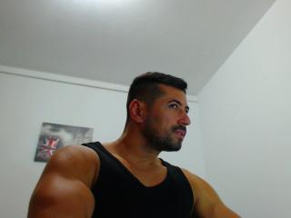 StrongBigCockX - Webcam live sexy with this dark hair Homosexuals 