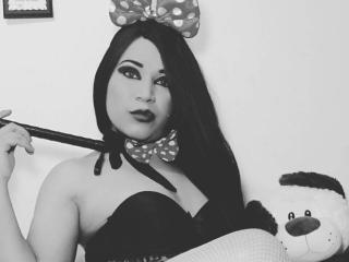 StefanyDollX - Webcam nude with this dark hair Shemale 