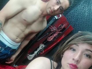 SofiandJhon - Video chat hard with a shaved intimate parts Couple 