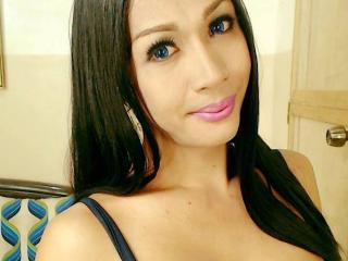 TsSweetAngela - Live cam porn with a shaved private part Transsexual 