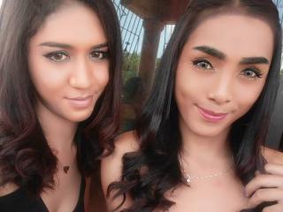 TwoPrincessOfSexx - Chat cam sexy with a brunet Cross-sexual couple 