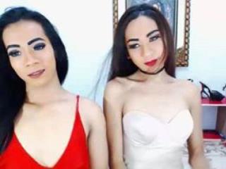 FashionSexDuo - Live cam nude with a oriental Transsexual couple 