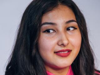 AmmelFlower - Webcam sexy with a thin constitution 18+ teen woman 