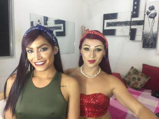 BarbaraVictoria - Live cam x with this Transsexual couple 