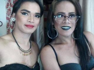 TwoOfAKindts - Cam sexy with this trimmed pubis Cross dressing couple 