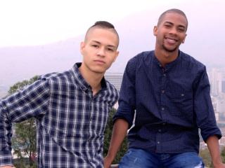 DusttinXDuke - Live cam xXx with this shaved genital area Gay couple 