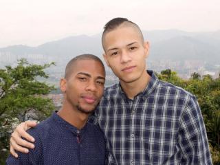 DusttinXDuke - Webcam hot with this shaved sexual organ Gay couple 