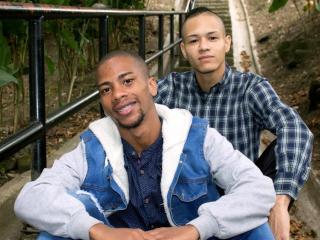 DusttinXDuke - Live cam sexe avec ce Couple Gay avec le sexe totalement tondu  