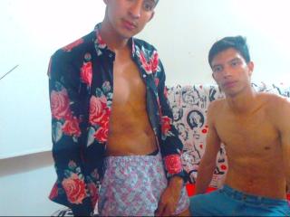 HotSexDuo - Web cam sex with a shaved private part Homosexual couple 