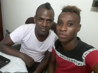 PassionateBlackHorny - chat online hot with this Gay couple 