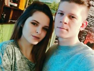 ForeverSplash - Webcam xXx with a shaved sexual organ Female and male couple 