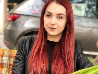 DynaEvy - Webcam live sex with this red hair Young lady 