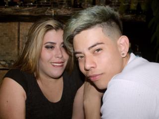 DahianaXJames - Live cam sexy with this average constitution Female and male couple 