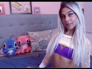 MarilynStars - Show xXx with this gold hair Transsexual 