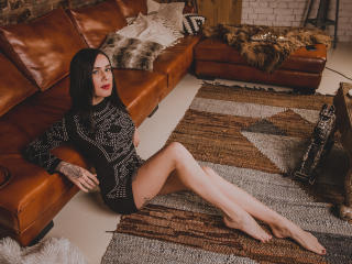 Black Hair Blue Eye Babe MaryVegas