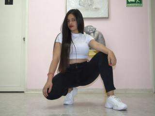 Black Hair Green Eye Beauty SunnyGrey