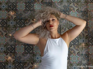 Sexy Profilfoto des Models SassyKate, für eine sehr heiße Liveshow per Webcam!