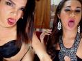 AmazingTransDuo - Cam sex with a unshaven genital area Transsexual couple 